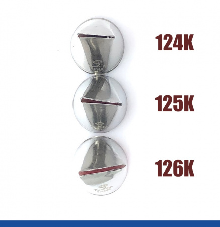Кондитерские насадки тонкий лепесток №124K, 125K, 126К Tulip | набор 3 шт | средний размер