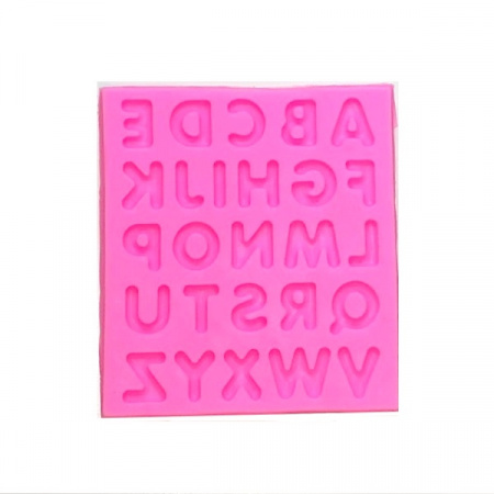 Молд силиконовый Алфавит Латинский | 3D