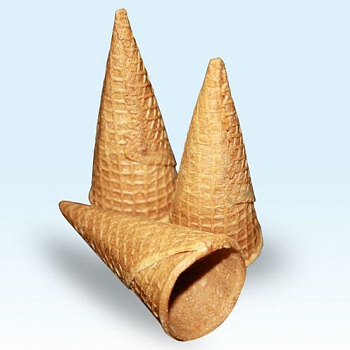 Вафельный сахарный рожок (90 мм) короб 420 шт Вафельный сахарный рожок (90 мм) короб 420 шт