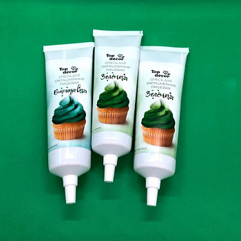 Краситель для крема жидкий Топ-Продукт 100 г. (зелёная палитра)