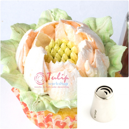 Насадка листик/лепесток Е №80 Веер Лауры | L размер