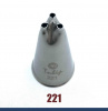 Кондитерская насадка 221 Tulip™ Травка (3 дырочки) Кондитерская насадка 221 Tulip™ Травка (3 дырочки)