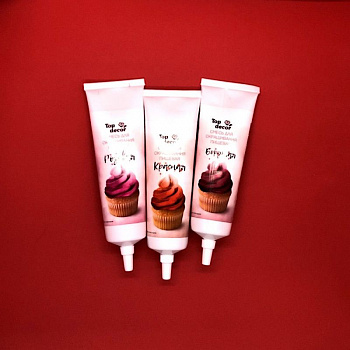 Краситель для крема жидкий Топ-Продукт 100 г. (красная палитра)