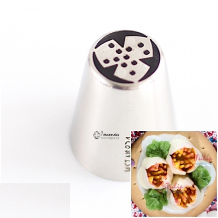 Набор 4 кондитерские насадки - тюльпан одним движением №№ 19,20,21,22 | L размер