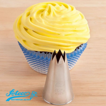 Кондитерская насадка открытая звезда №820-829 от Ateco | 6-10 лучей