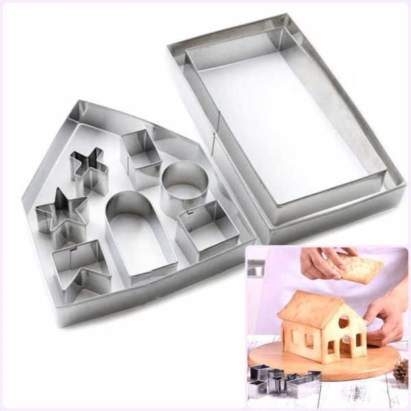 Вырубка Стальная Пряничный Домик | 3D набор 10 или 18 фигур