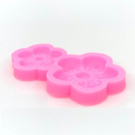 Молд силиконовый (вайнер) Бутон 5-листник (диам.40-55 мм) | 2-1