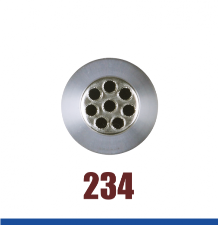 Кондитерская насадка 234 Tulip™ Травка с фасонными дырочками Кондитерская насадка 234 Tulip™ Травка с фасонными дырочками