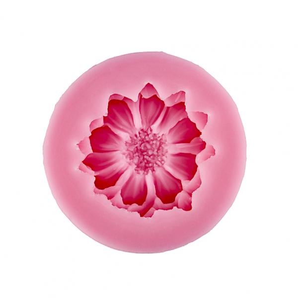 Молд силиконовый (вайнер) Бутон Циния (диам.55 мм)