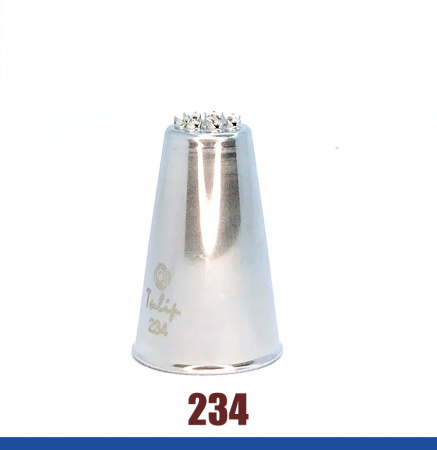 Кондитерская насадка 234 Tulip™ Травка с фасонными дырочками Кондитерская насадка 234 Tulip™ Травка с фасонными дырочками